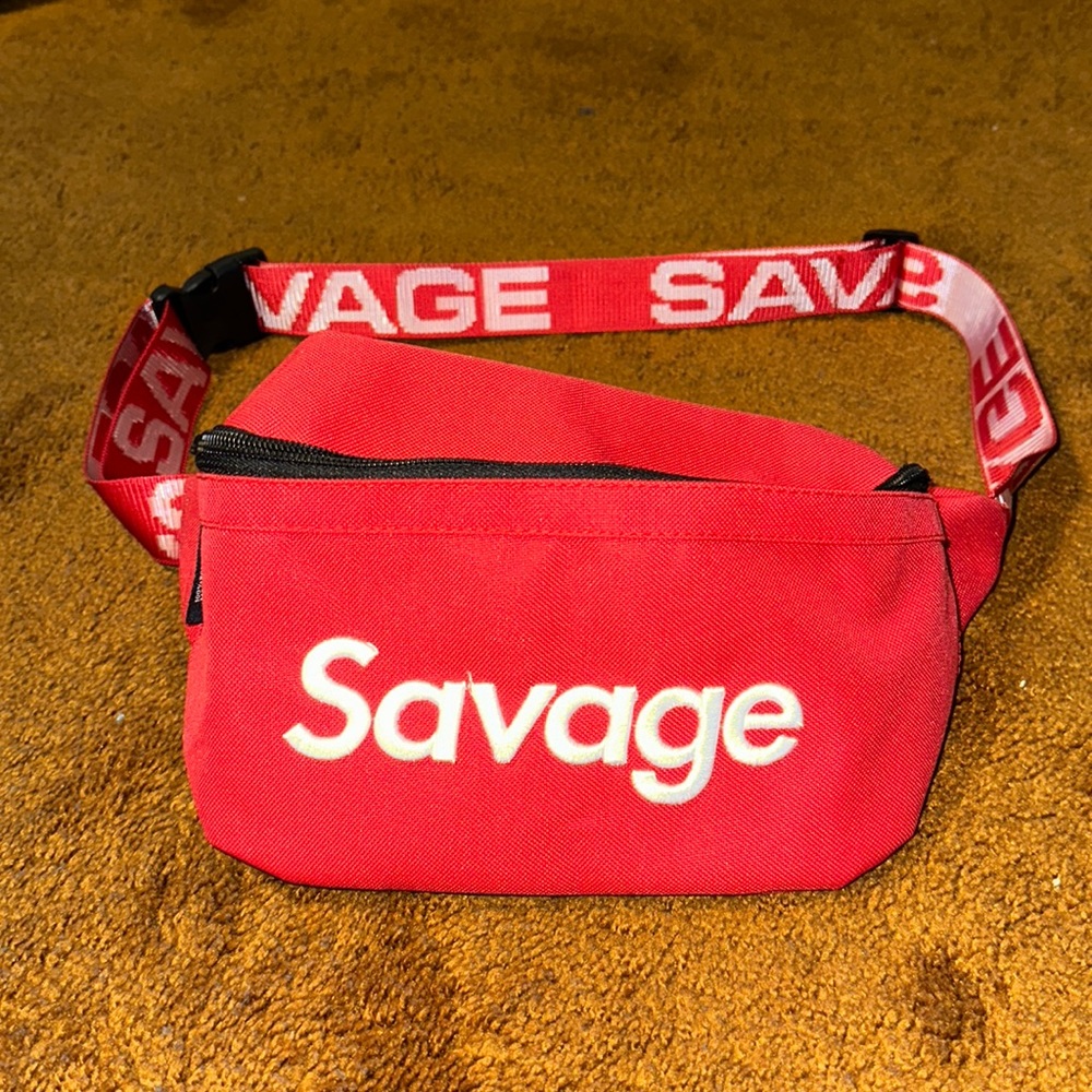 Red savage cross body